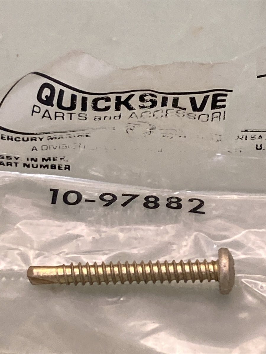 QTY 5 NEW GENUINE MERCURY QUICKSILVER 10-97882 SCREW