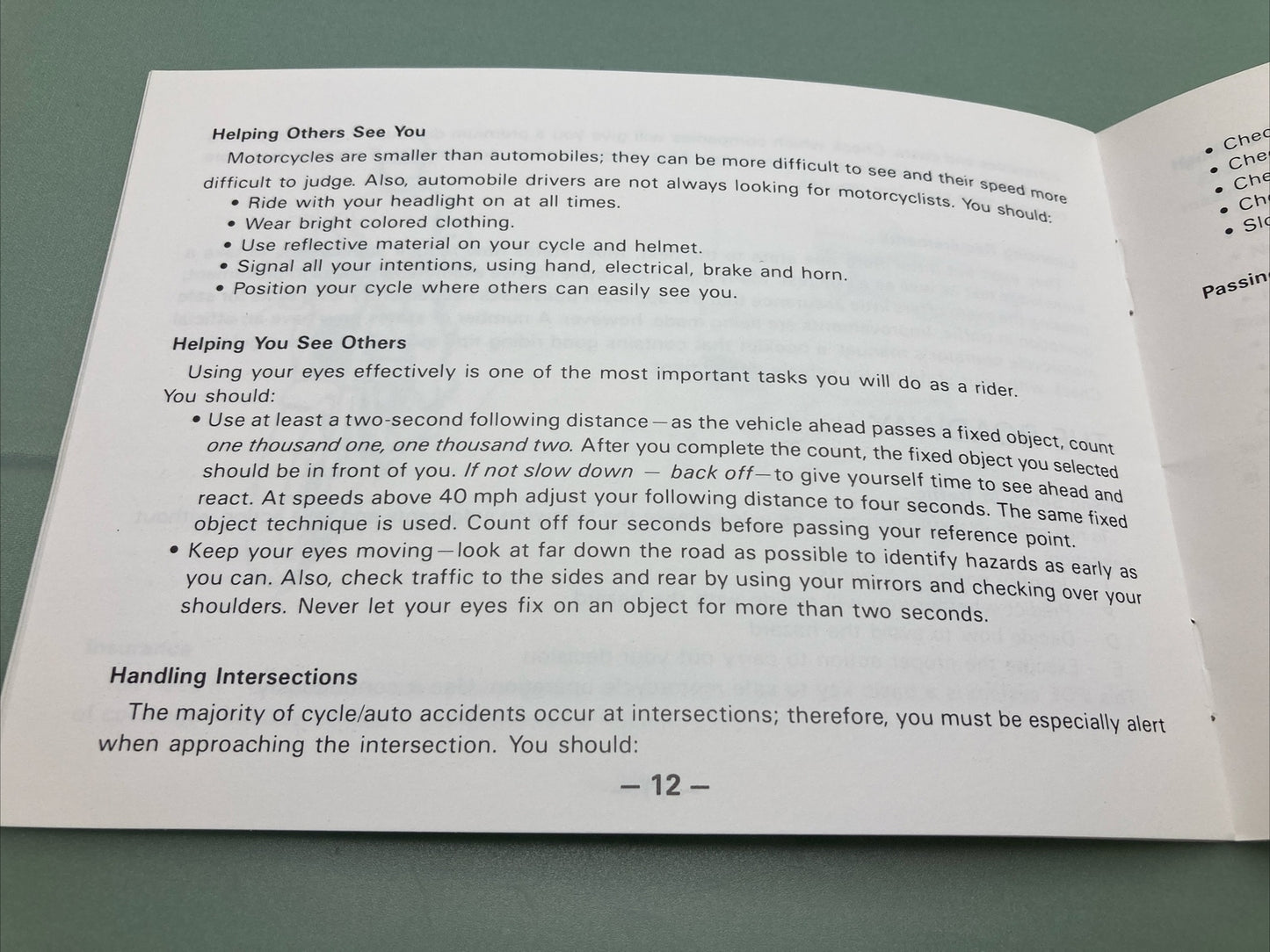 NEW GENUINE SUZUKI 99014-20603 RIDING TIPS FOR THE MOTORCYCLIST