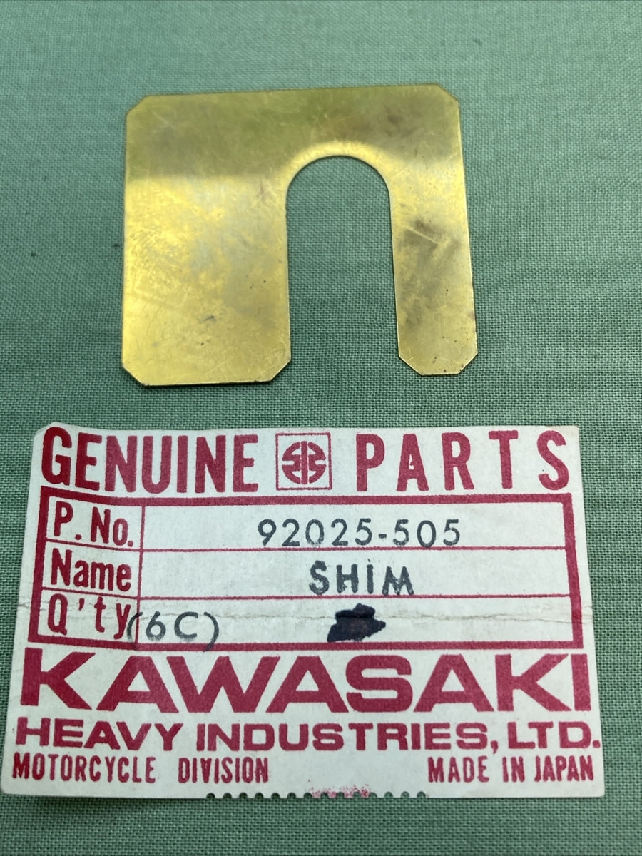 QTY 2 NEW GENUINE KAWASAKI 92025-505 SHIM 0.3T