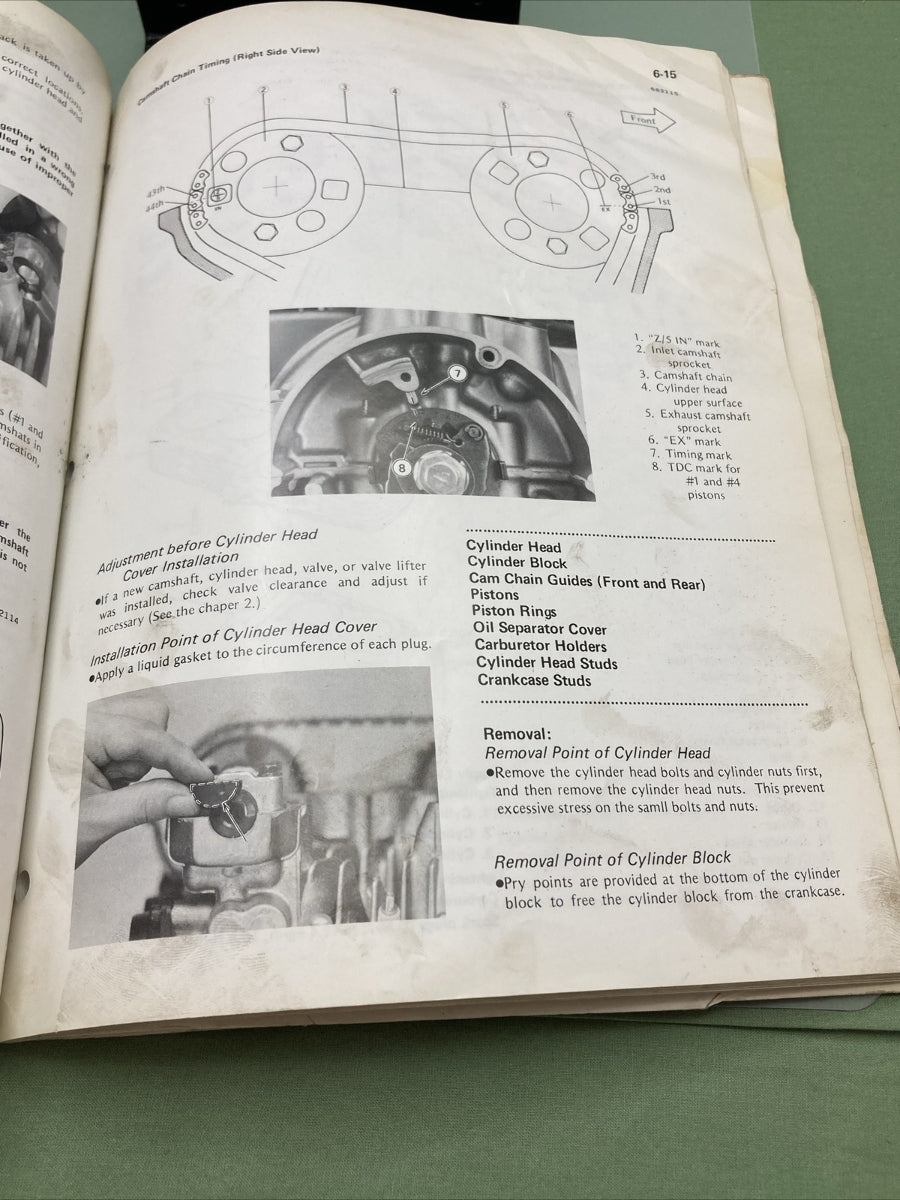 GENUINE KAWASAKI 99924-1041-01 EX500/GPZ500S SERVICE MANUAL SUPPLEMENT