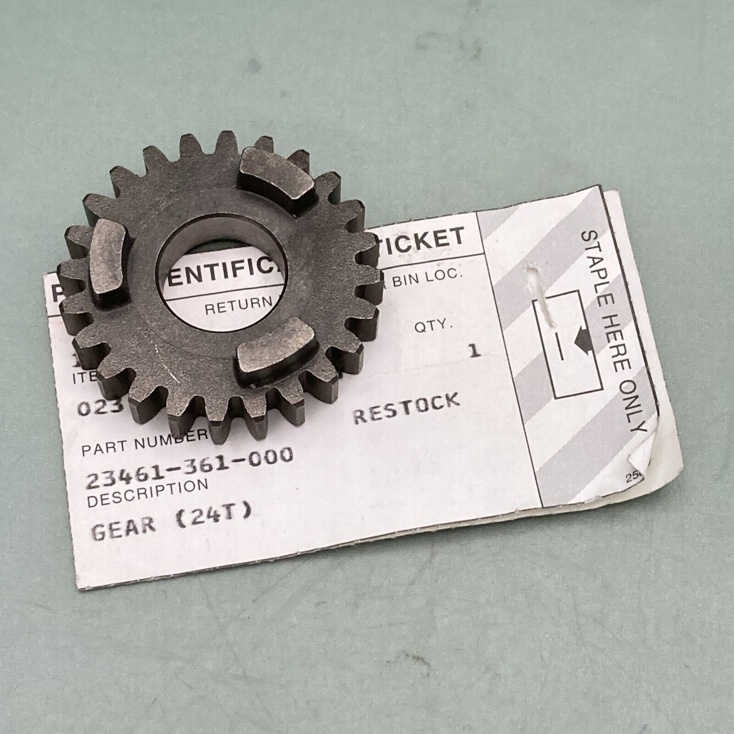 NEW GENUINE HONDA 23461-361-000 GEAR, MAINSHAFT FOURTH (24T)