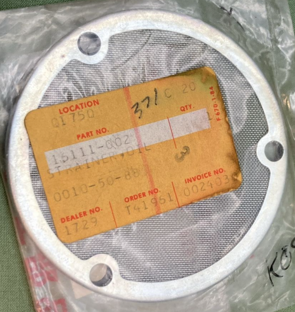 NEW GENUINE KAWASAKI 16111-002 STRAINER,OIL