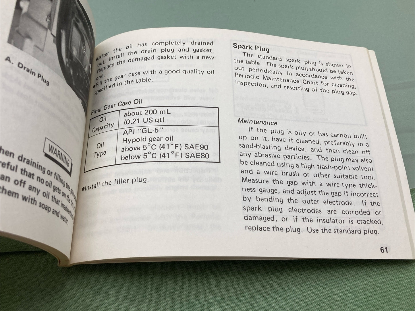 GENUINE KAWASAKI 99920-1381-01 KLT 185 ALL TERRAIN VEHICLE OWNER'S MANUAL