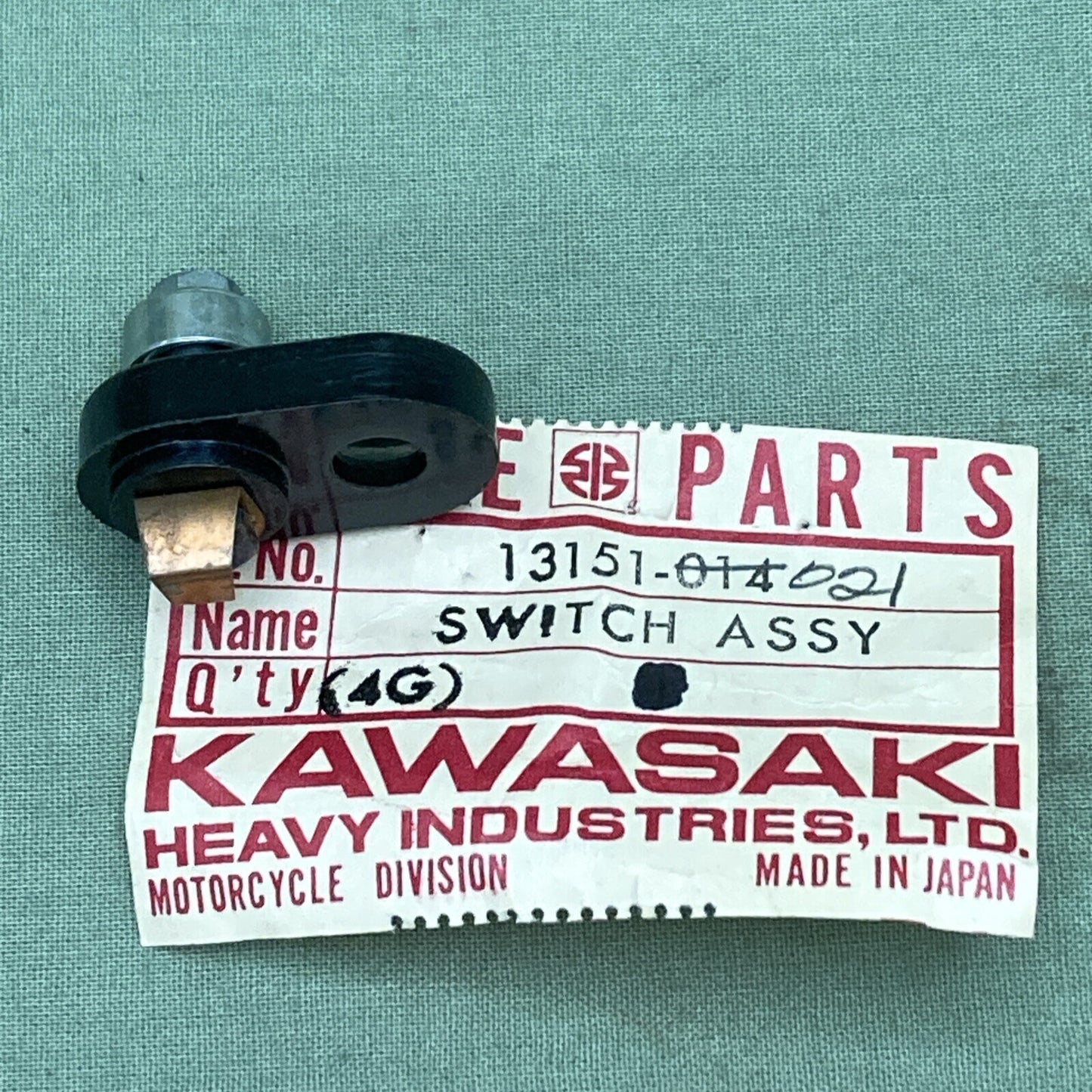 NEW GENUINE KAWASAKI 13151-014 SWITCH ASSY-NETURAL