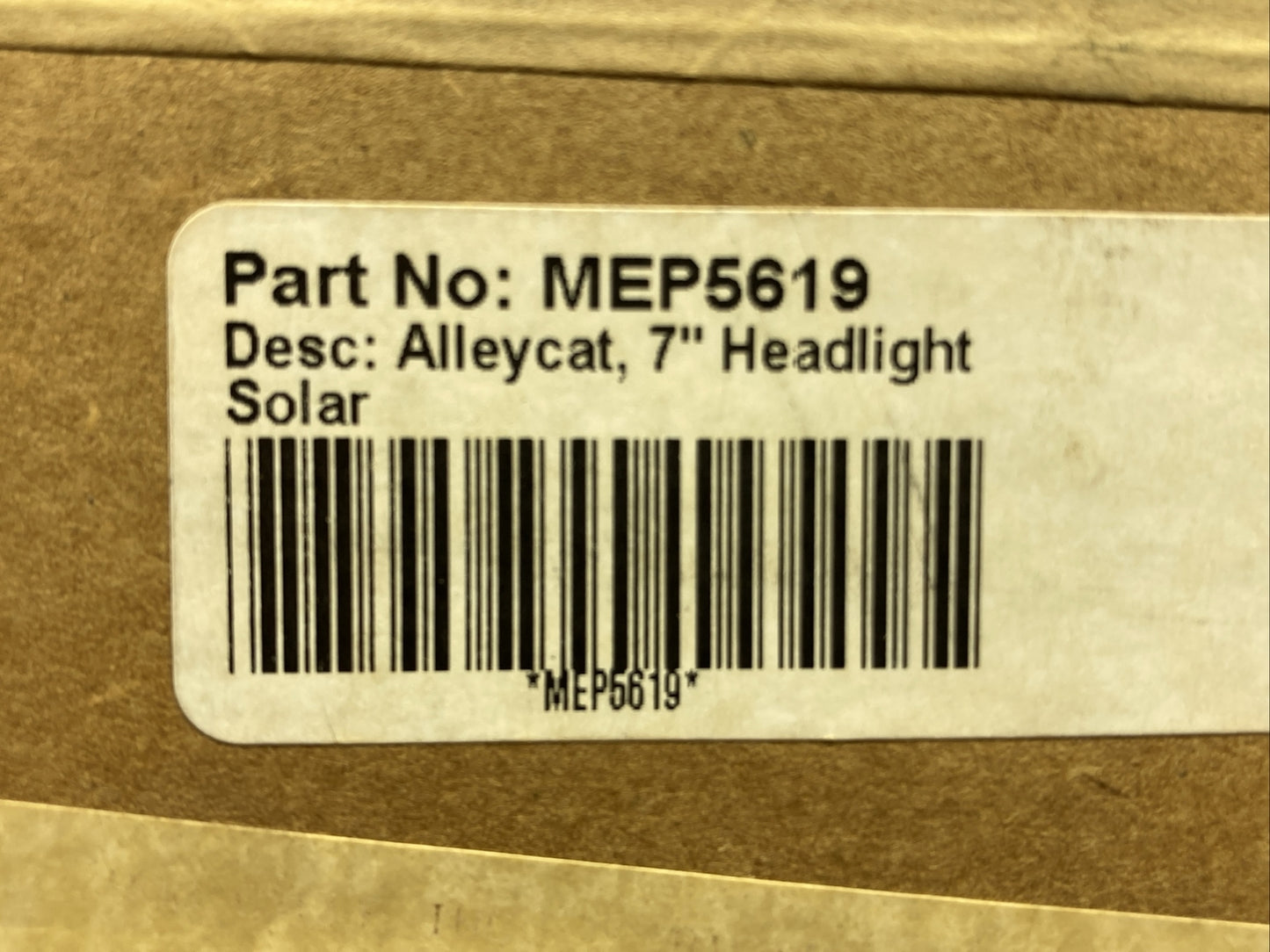 NEW MEMPHIS SHADES MEP5619 ALLEYCAT, 7" HEADLIGHT SOLAR