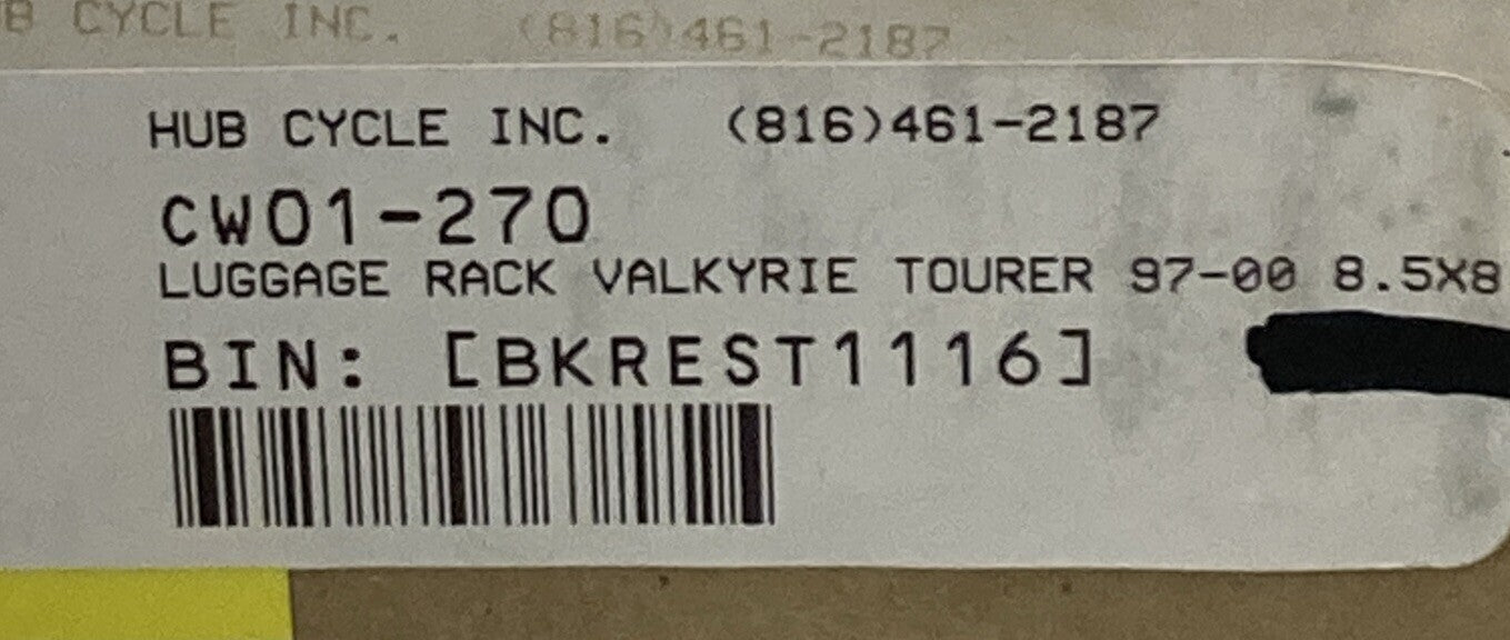 NEW GENUINE CUSTOM WORLD 01-270 LUGGAGE RACK FOR VALKRIE TOURER 97-00