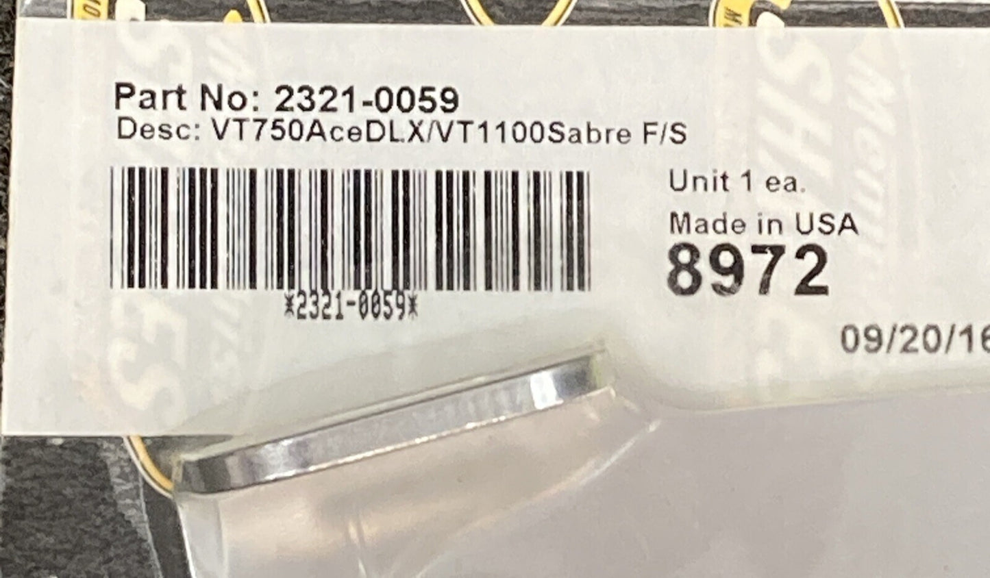 NEW MEMPHIS SHADES 2321-0059 MNT KIT VT750 ACE DLX VT1100 SABRE F/S 8972