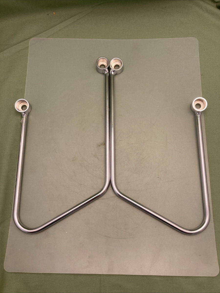 NEW REPLACES COBRA TR086420 02-6420 SADDLEBAG SUPPORTS FITS KAWASAKI VULCAN 800