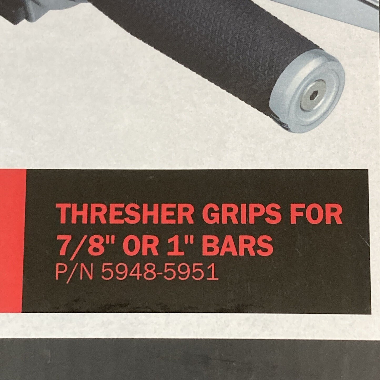 NEW KURYAKYN 5951 Satin Black Thresher Grips for 7/8" OR 1" Handlebars