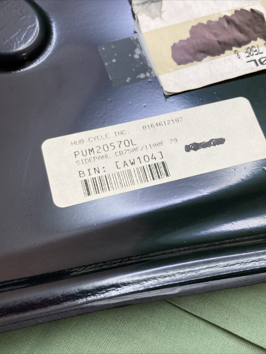 NEW MAIER 205700L SIDE PANEL BLACK LEFT HONDA CB 750F/83/CB 1100F '79-'82