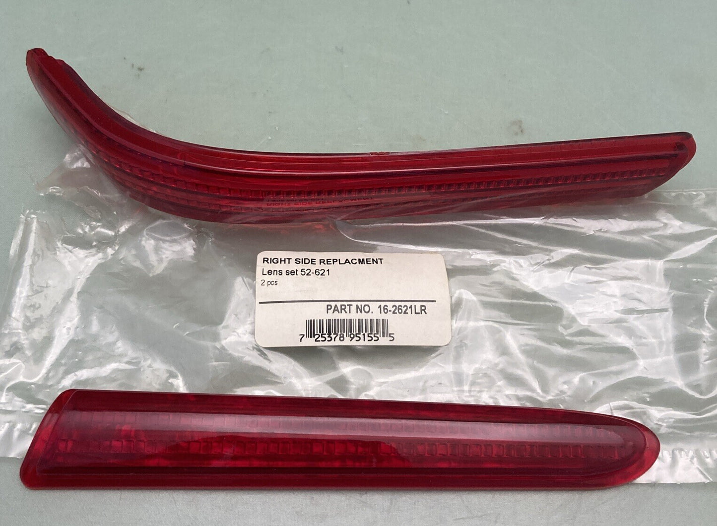 NEW GENUINE SHOW CHROME 16-2621LR RIGHT SIDE REPLACEMENT LENS