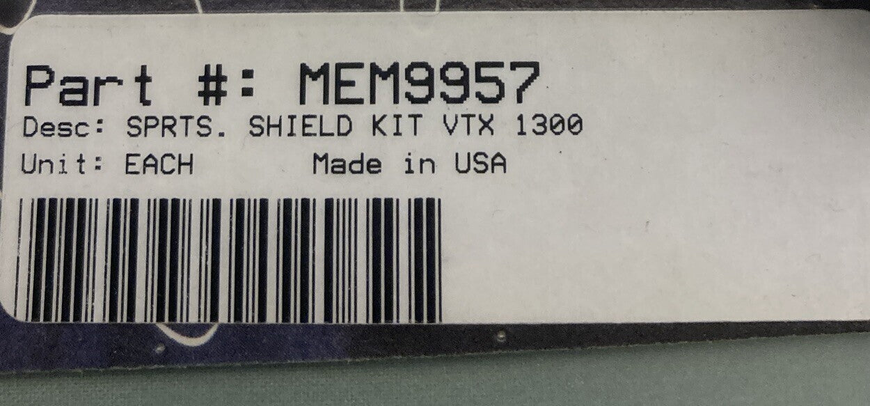 NEW MEMPHIS SHADES MEM9957 SPORTS SHIELD KIT VTX 1300