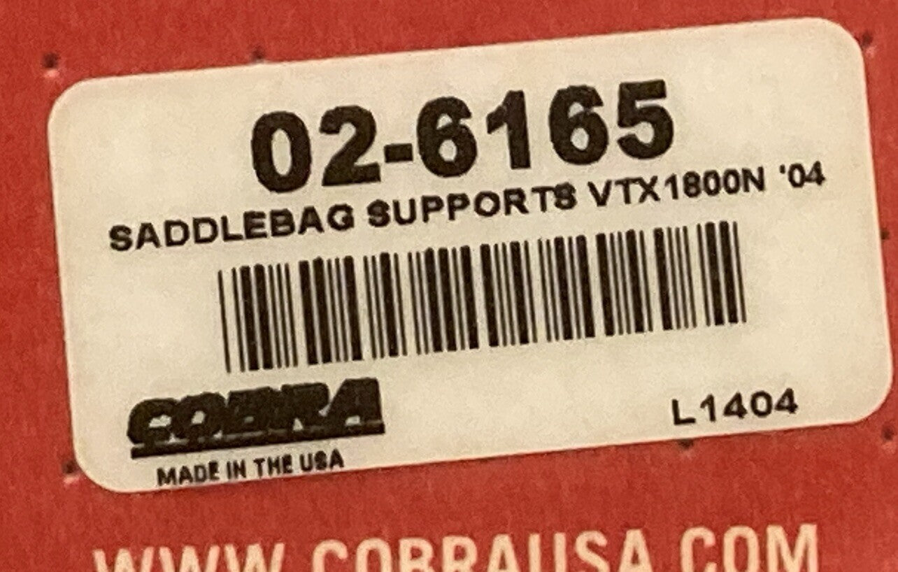NEW GENUINE COBRA 02-6165 SADDLEBAG SUPPORTS FOR HONDA VTX 1800N '04