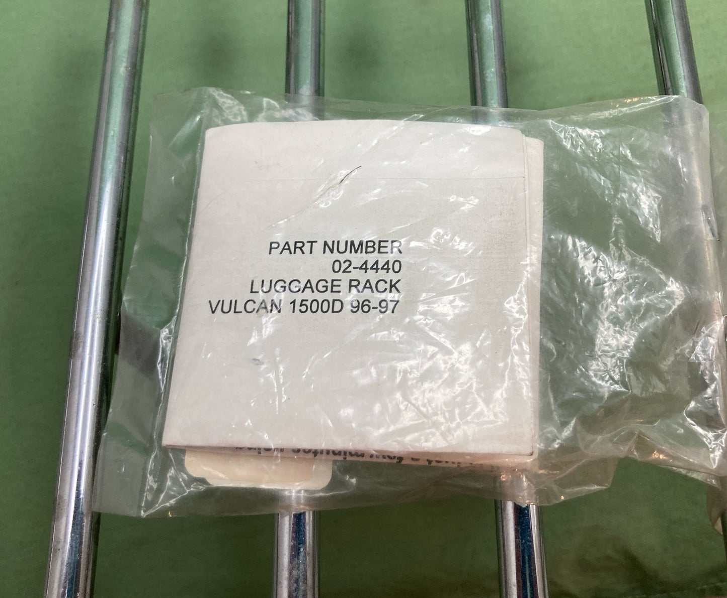 NEW GENUINE COBRA 02-4440 LUGGAGE RACK KAWASAKI VULCAN CHROME