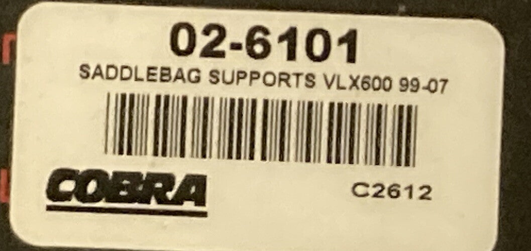 NEW GENUINE COBRA 02-6101 SADDLEBAG SUPPORTS FOR HONDA VLX600 99-07
