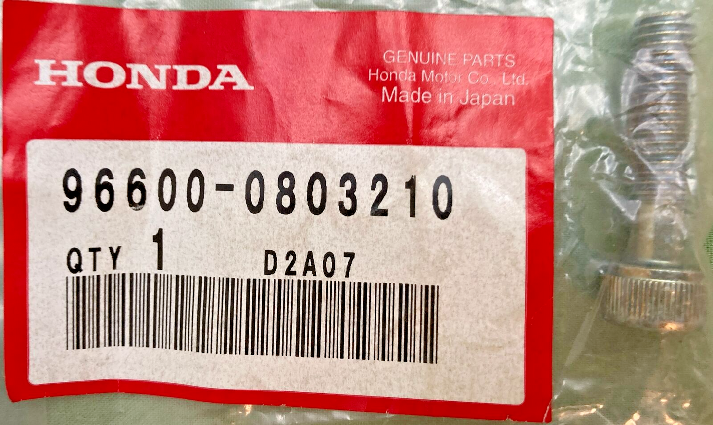 NEW GENUINE HONDA 96600-0803210 SOCKET BOLT (8X32)