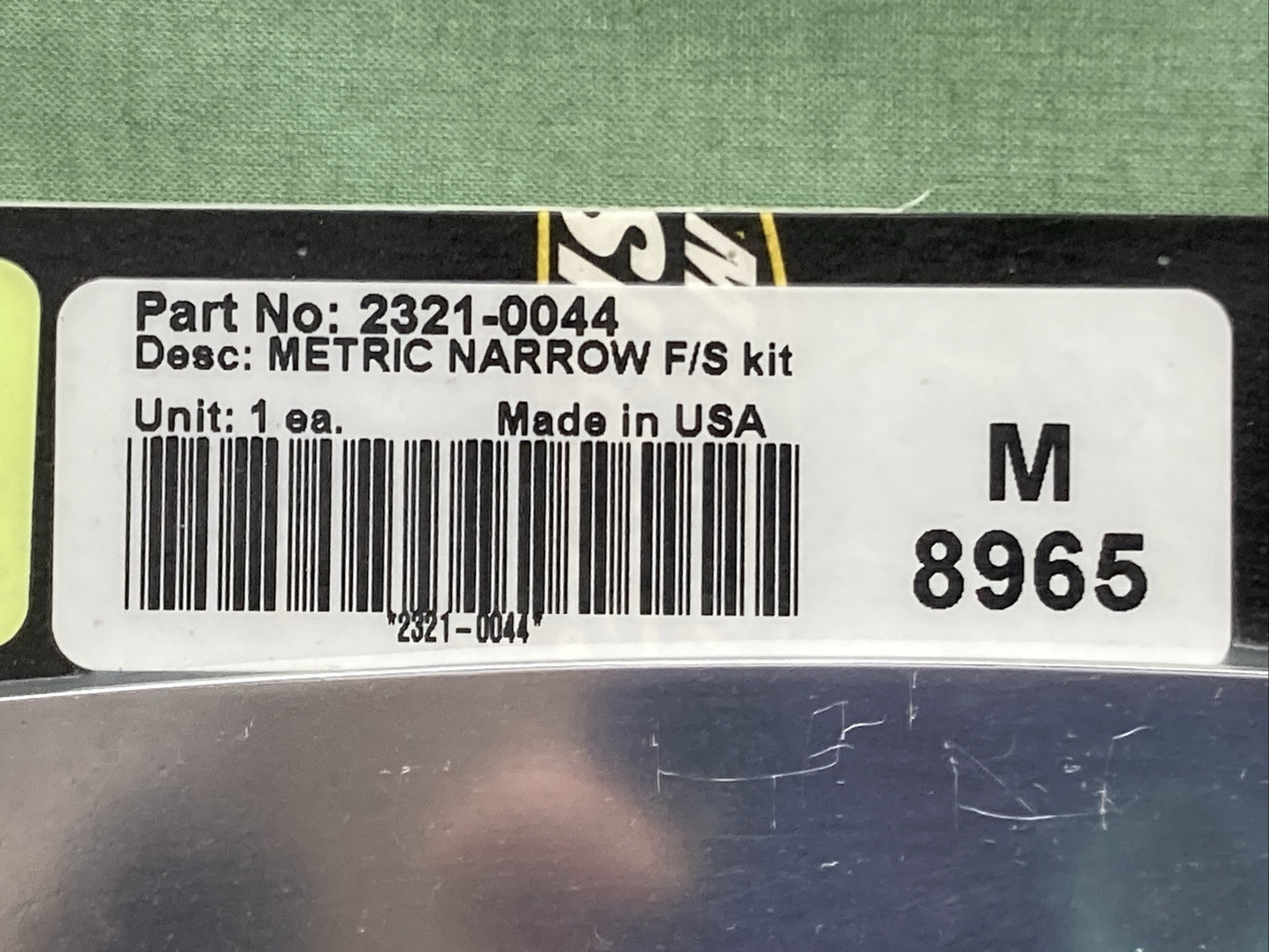 NEW MEMPHIS SHADES 2321-0044 METRIC NARROW FATS / SLIM KIT, WINDSHIELD