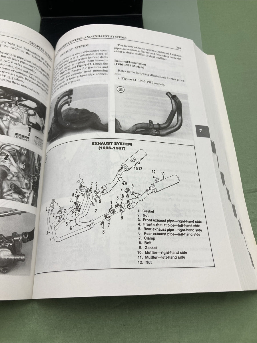 NEW GENUINE CLYMER HONDA VFR700F/VFR750F SERVICE MANUAL '86-'94 M458