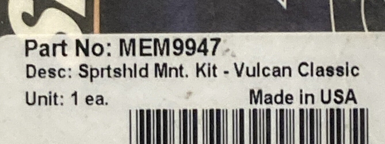 NEW GENUINE MEMPHIS SHADES MEM9947 SPORTS SHIELD MOUNTING KIT FOR VULCAN CLASSIC