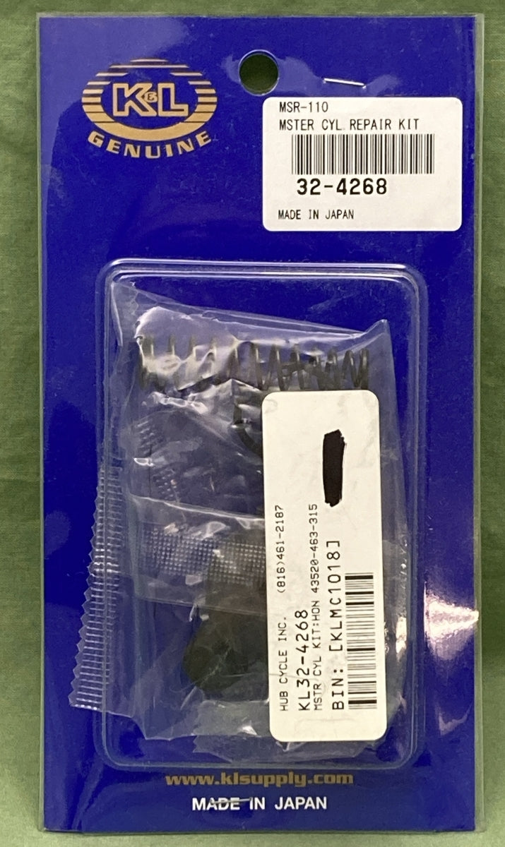 NEW K&L SUPPLY 32-4268 HONDA MASTER CYLINDER REPAIR KIT
