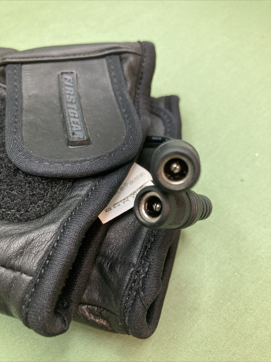 NEW FIRSTGEAR 512814 WOMENS HEATED RIDER GLOVES MEDIUM BLACK