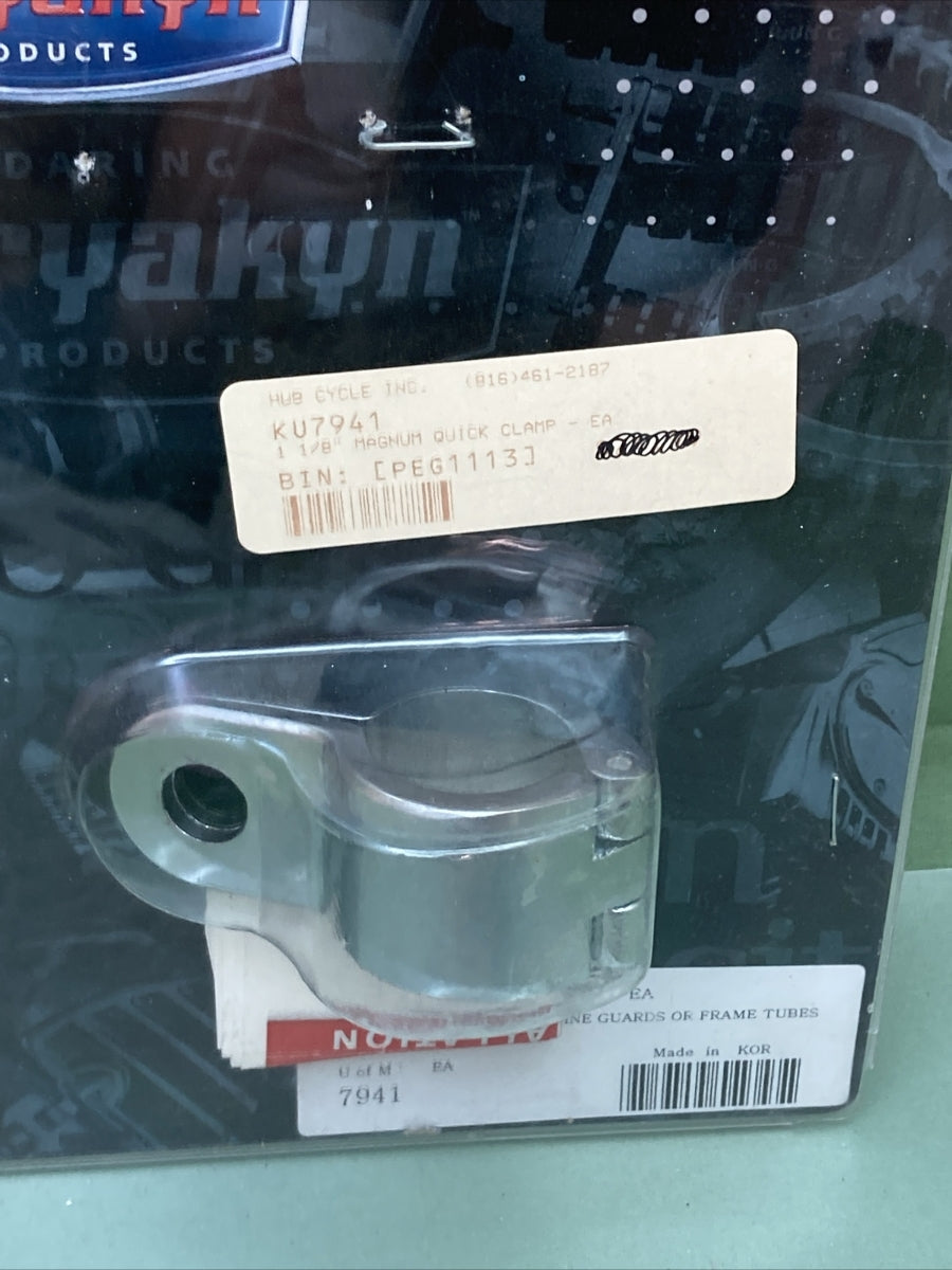 NEW KURYAKYN 7941 1-1/8" MAGNUM QUICK CLAMP-EA