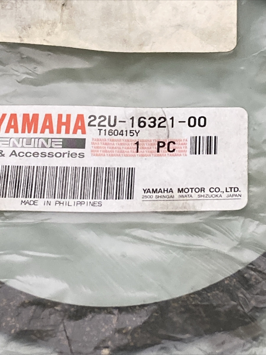 NEW GENUINE YAMAHA 22U-16321-00 CLUTCH Plate, Friction