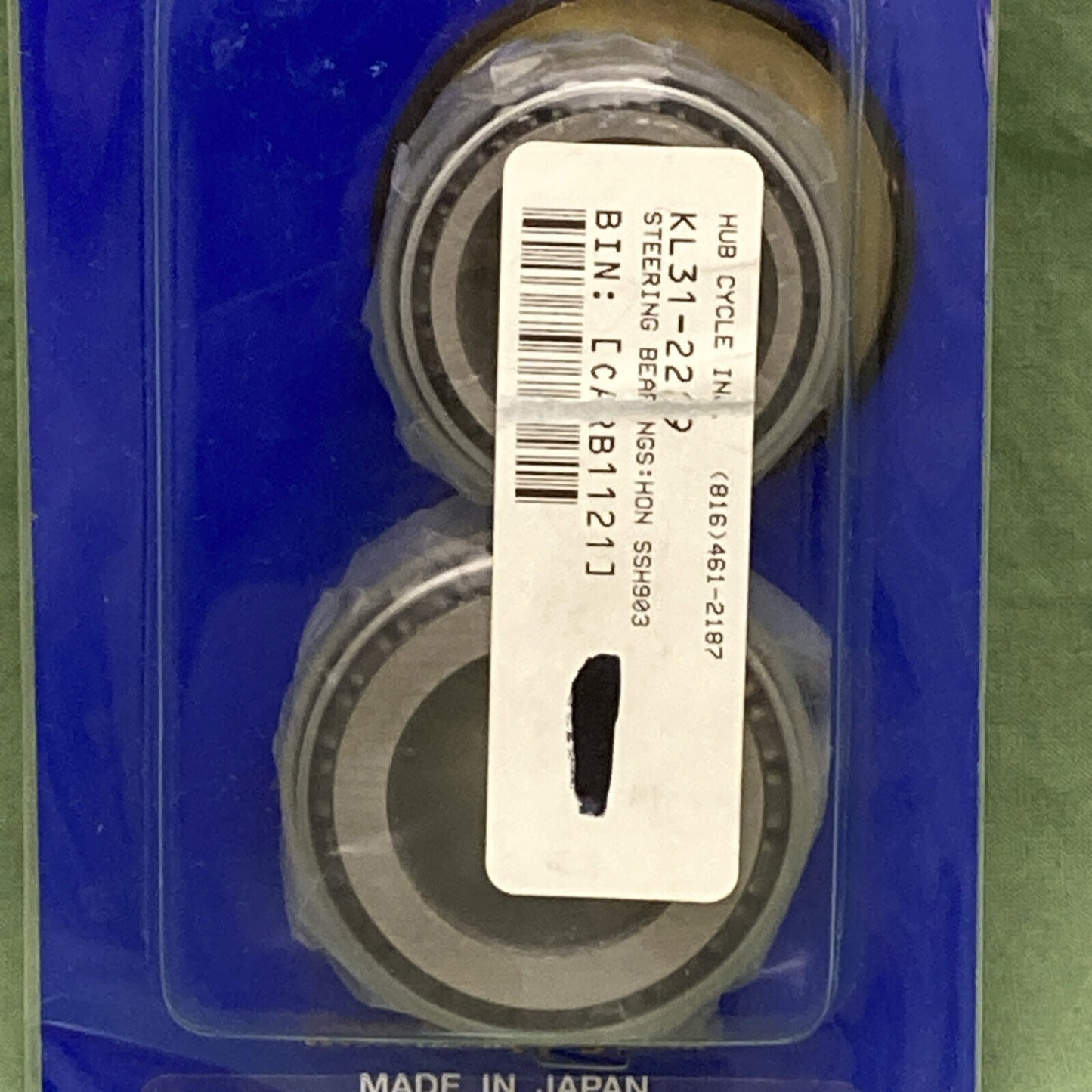 NEW K&L SUPPLY 31-2219 HONDA Steering Stem Bearing Set