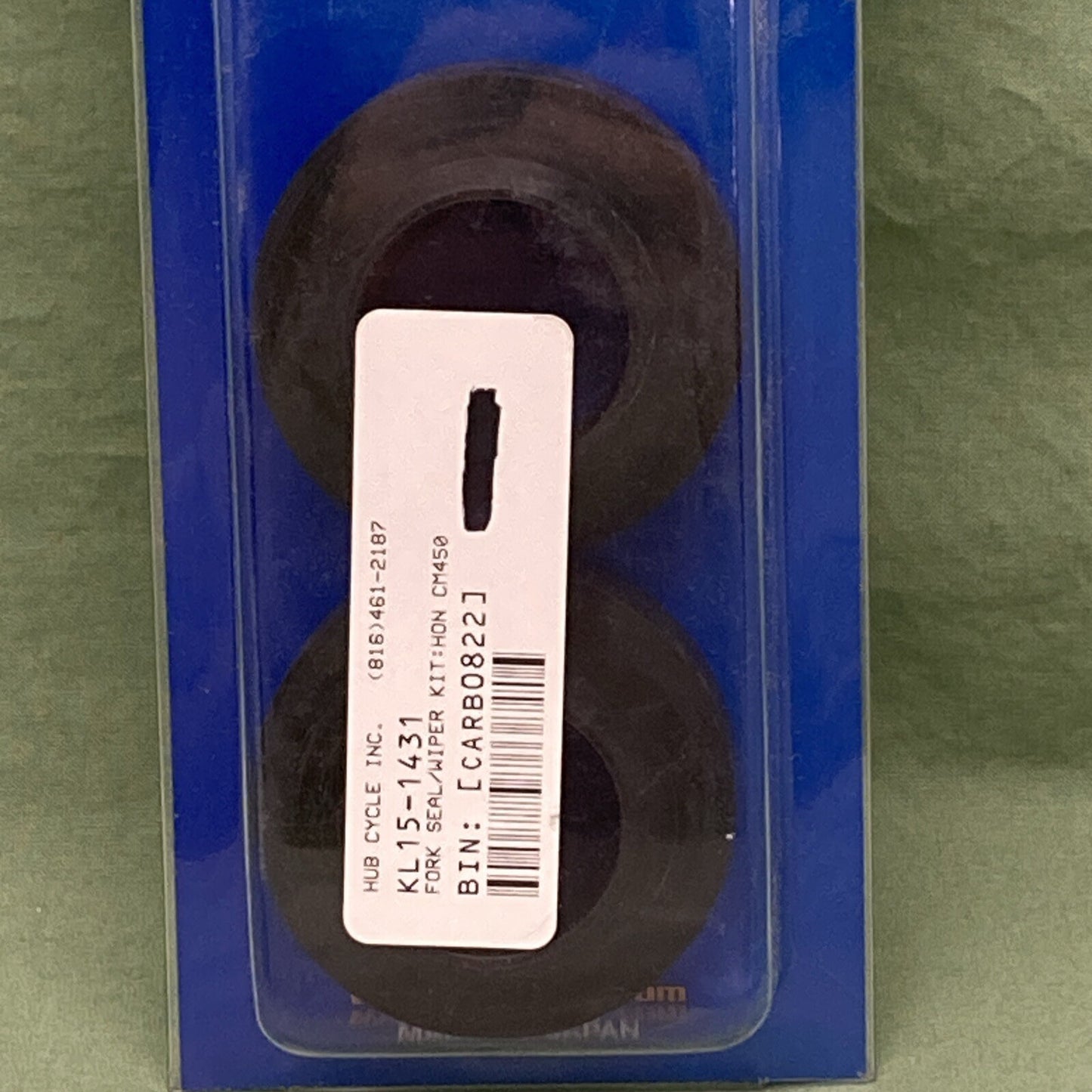 NEW K&L SUPPLY 15-1431 Fork Seal Wiper Kit 33x46x11mm