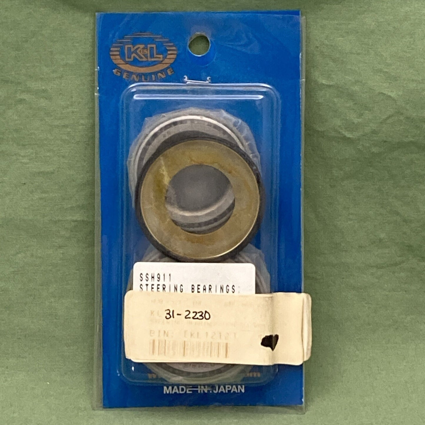 NEW K&L SUPPLY 31-2230 STEERING BEARINGS SSH911