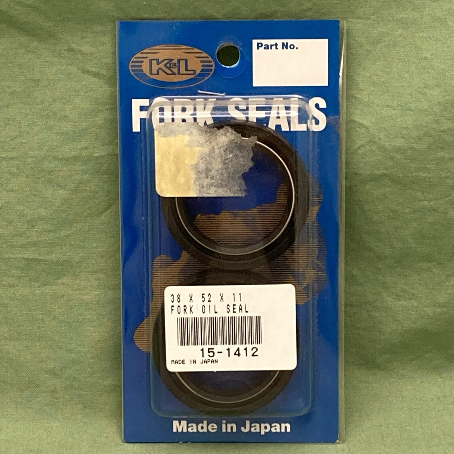NEW K&L SUPPLY 15-1412 Fork Seal Wiper Kit 33x46x11mm