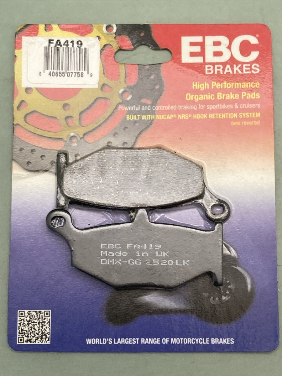 NEW GENUINE EBC FA419 ORGANIC BRAKE PADS