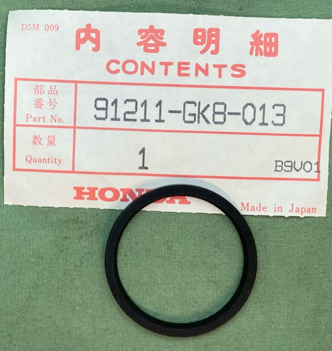 NEW GENUINE HONDA 91211-GK8-013 OIL SEAL
