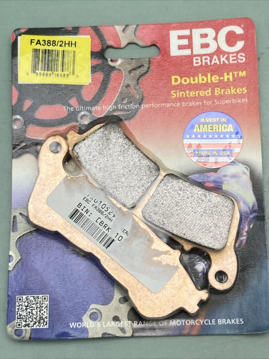 NEW GENUINE EBC FA388/2HH DOUBLE H SINTERED BRAKE PADS