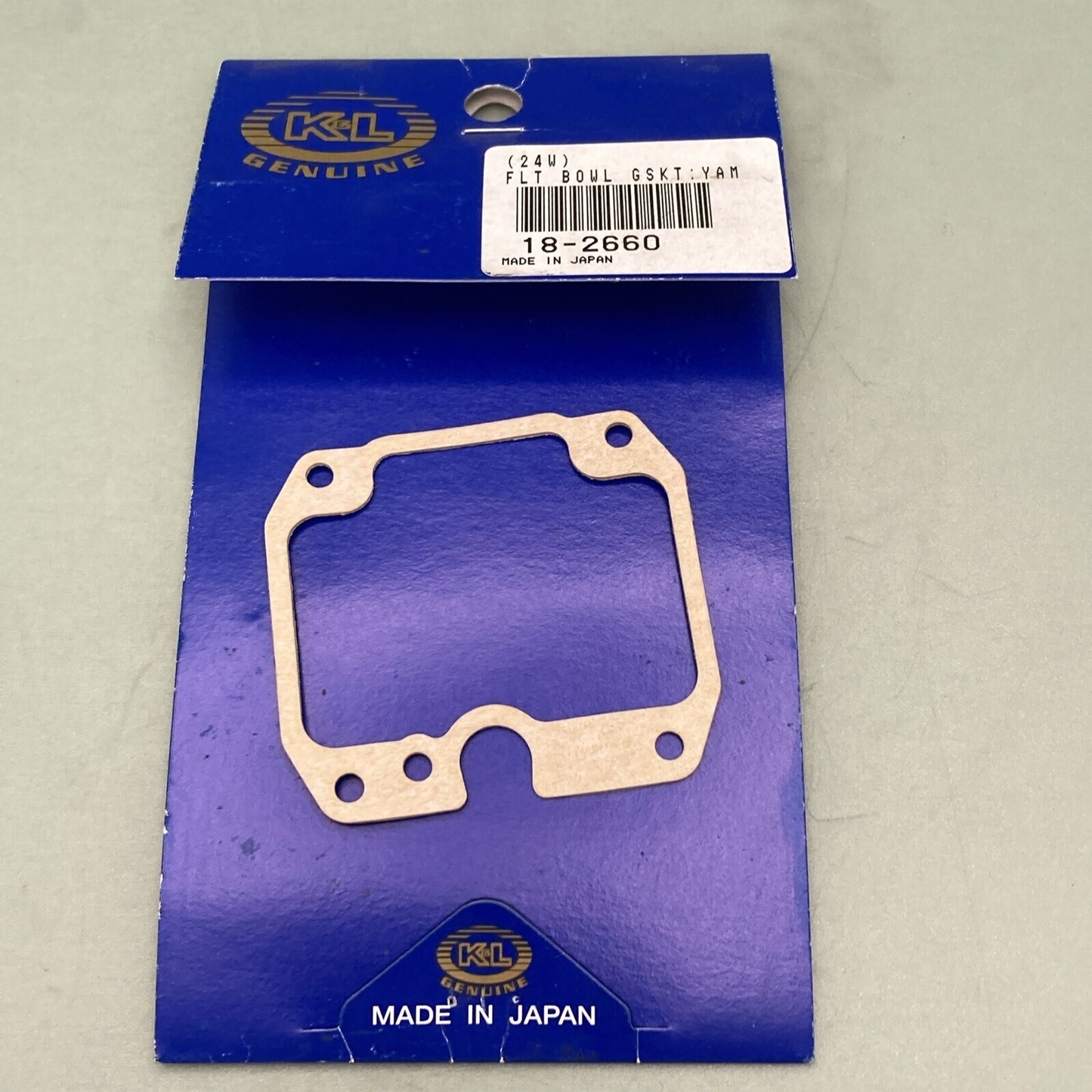 NEW K&L SUPPLY 18-2660 FLOAT BOWL GASKET YAMAHA