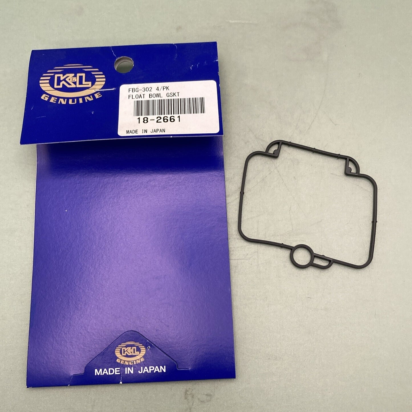 NEW K&L SUPPLY 18-2661 FLOAT BOWL GASKET FBG-302