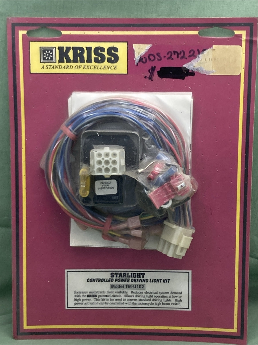 NEW GENUINE KRISS TM-U102 STARLITE CONTROLLED POWER DRIVING LIGHT KIT