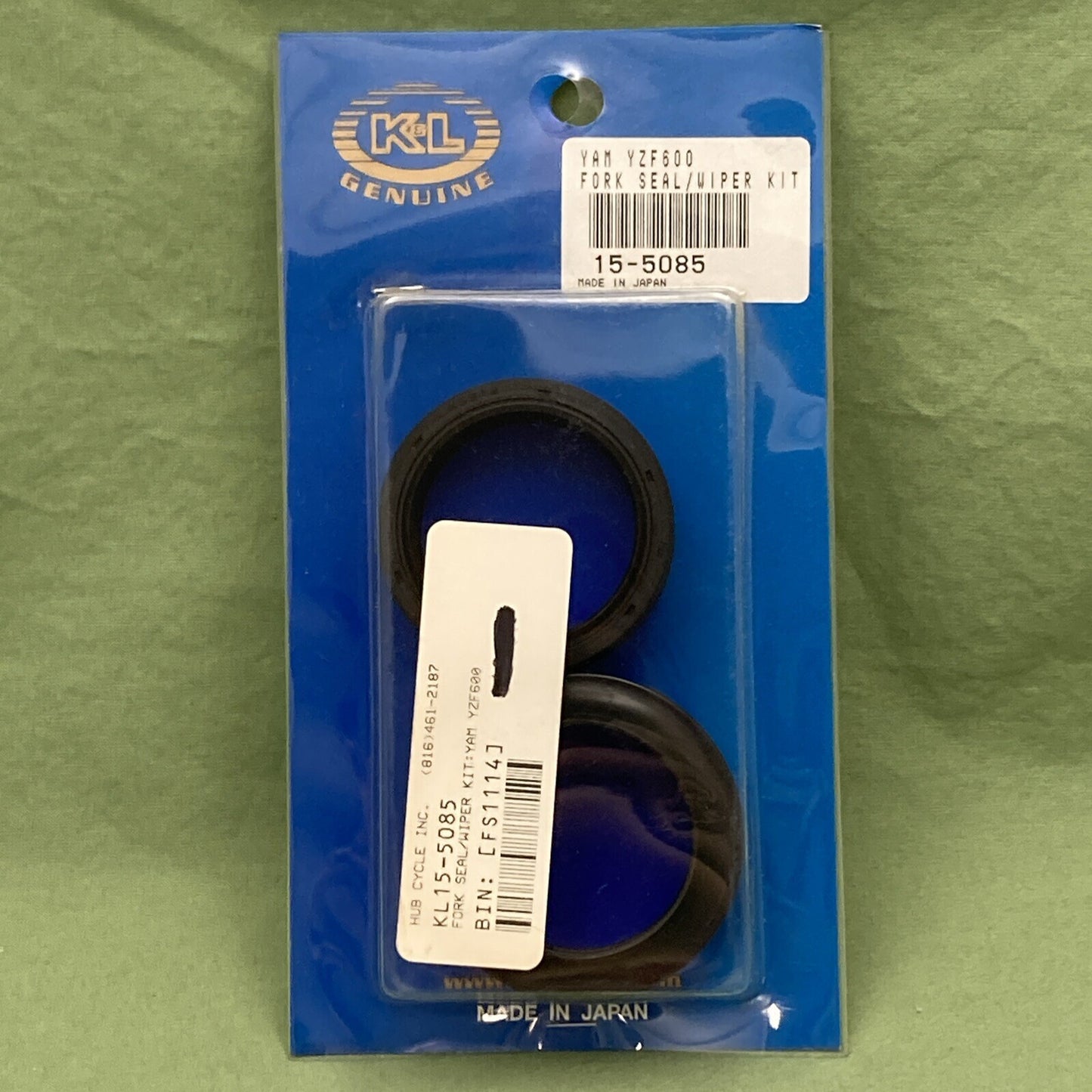 NEW K&L SUPPLY 15-5085 FORK SEAL/WIPER KIT:YAM YZF600