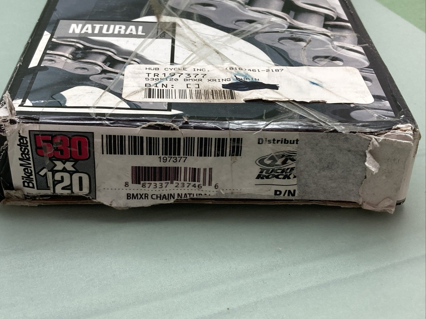 NEW BIKE MASTER 197377 530 BMXR SEALED CHAIN NATURAL 120 LINKS
