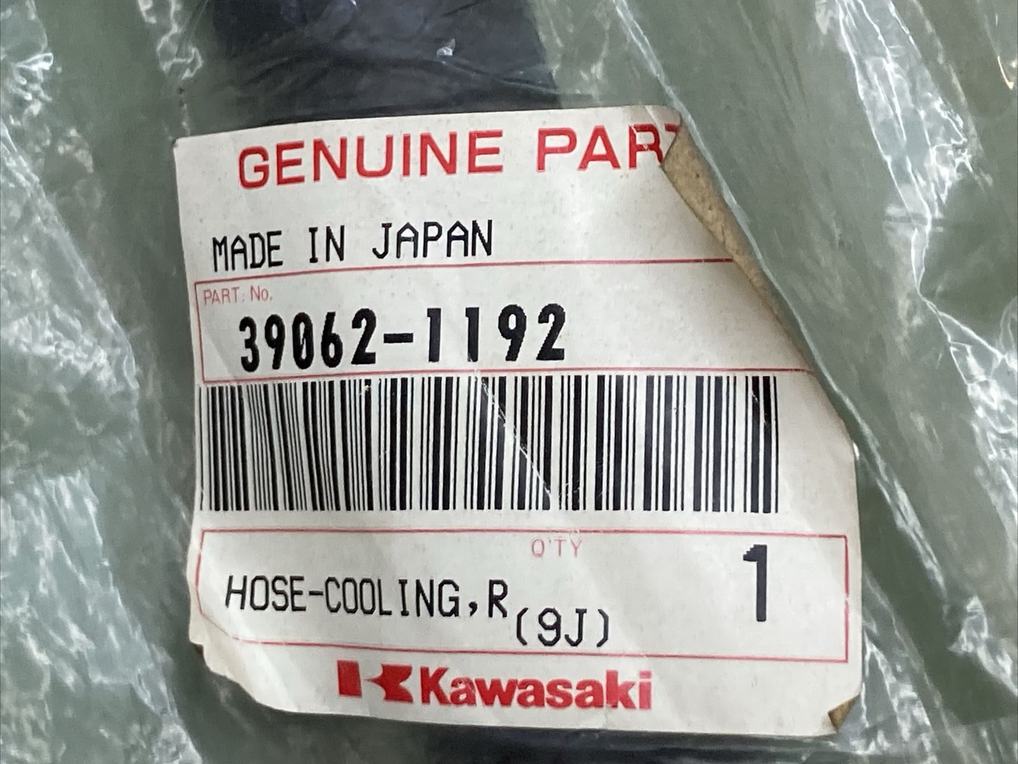 NEW GENIUNE KAWASAKI 39062-1192 HOSE-COOLING,RADIATOR-PUMP