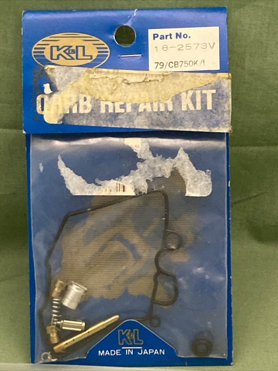 NEW GENUINE K&L 18-2573V CARB REPAIR KIT FOR '79 HONDA CB750K