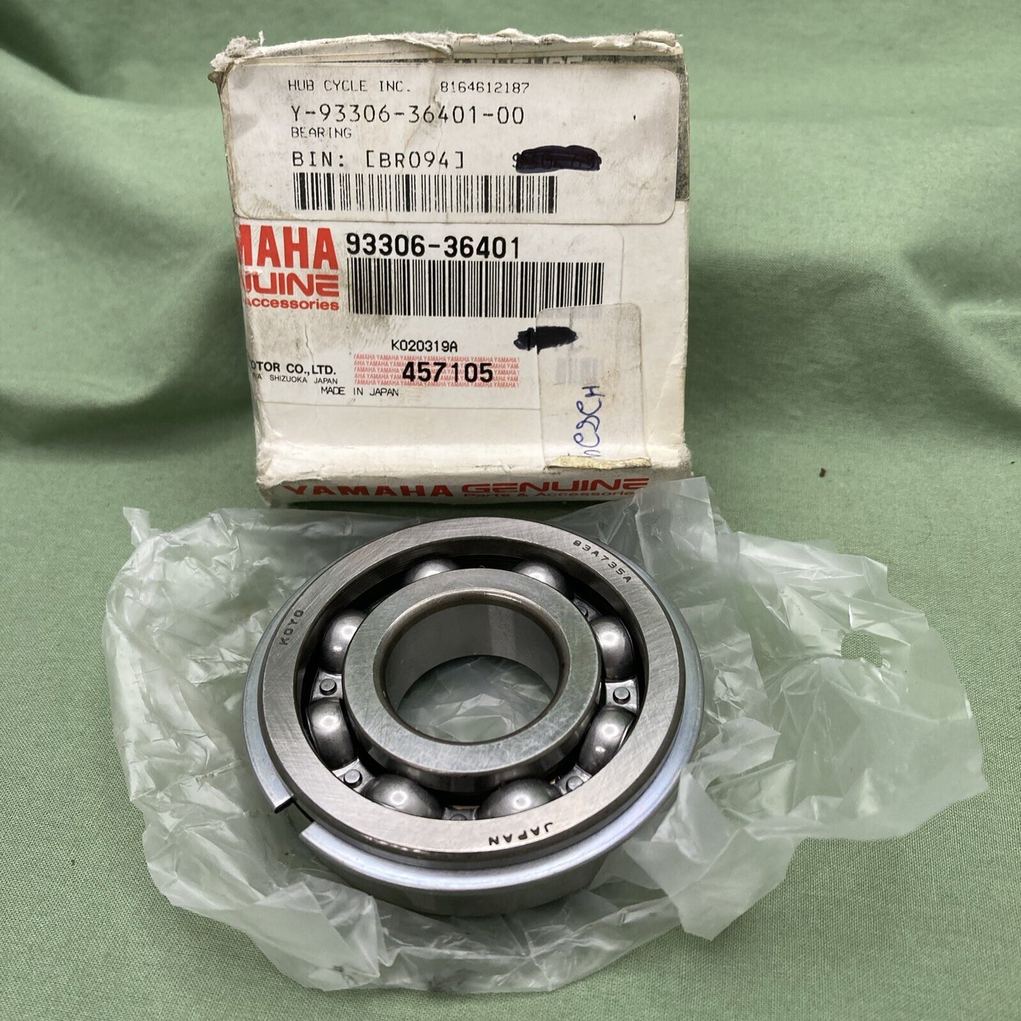 NEW GENUINE YAMAHA 93306-36401 TRANSMISSION BEARING