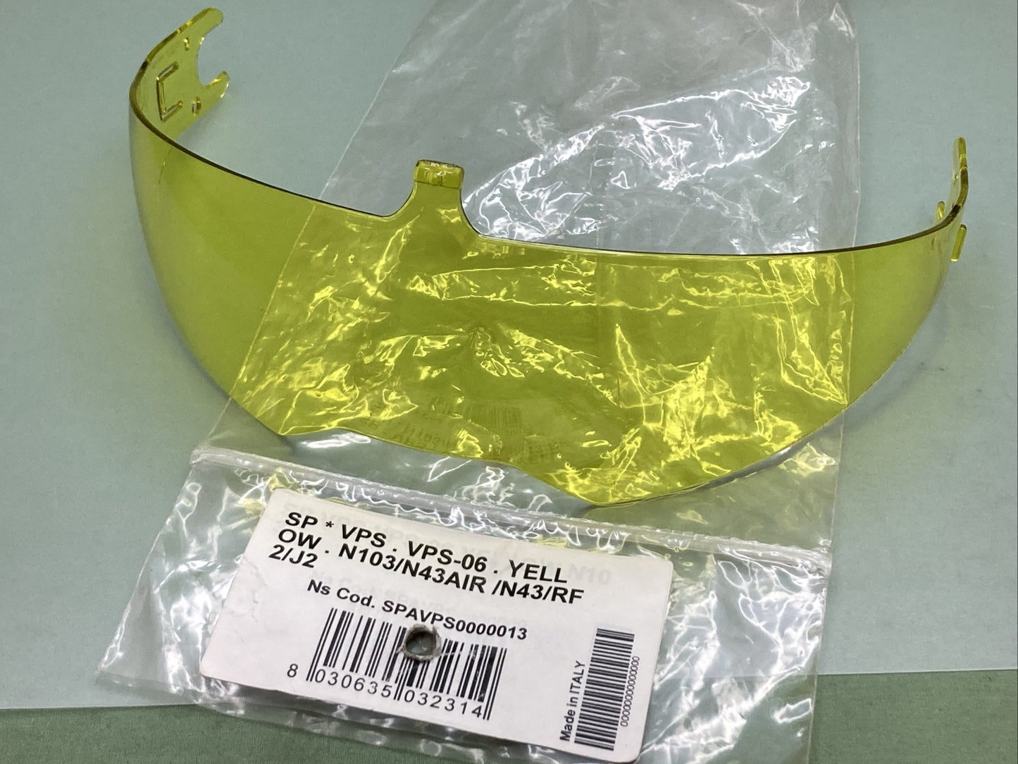NEW Nolan VPS-06 Helmet Visor Shield INNER YELLOW N103 N43