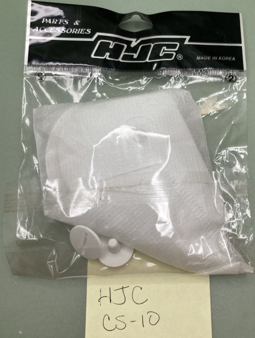 NEW HJC SIDE COVER SET WHITE CS-10
