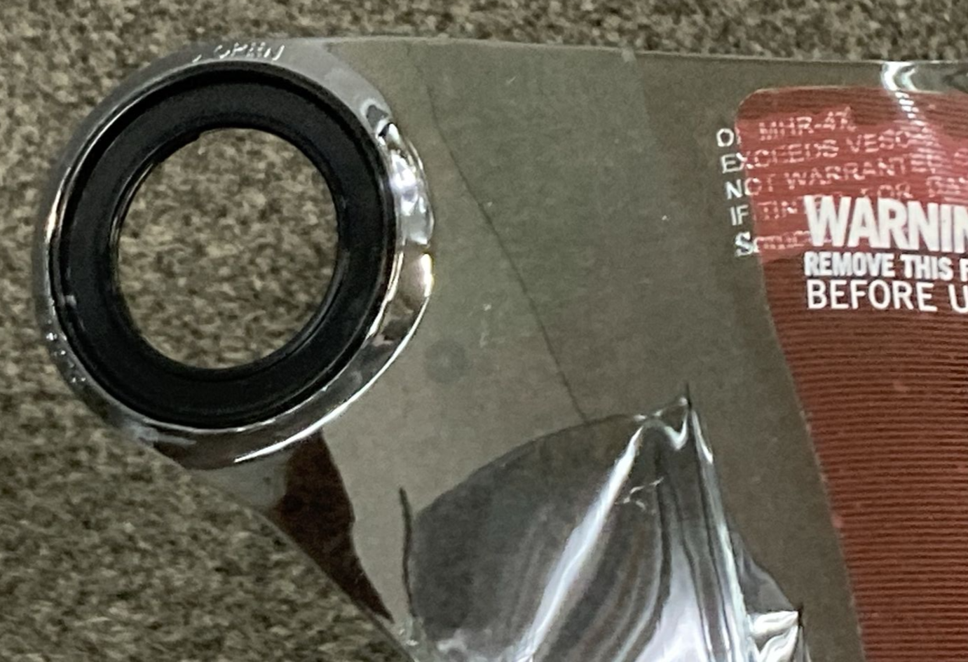 NEW LS2 02-162 HELMET VISOR FACE SHIELD ANTI-SCRATCH CHROME OF569