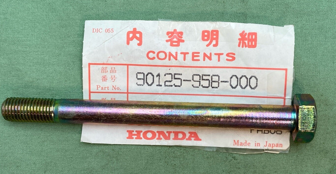 NEW GENUINE HONDA 90125-958-000 HEX BOLT (10X115)