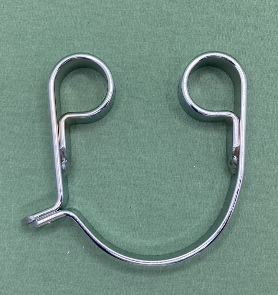 NEW REPLACES HARLEY DAVIDSON 65838-79 & 65837-79 MUFFLER CLAMPS CHROME W/ HRDWRE