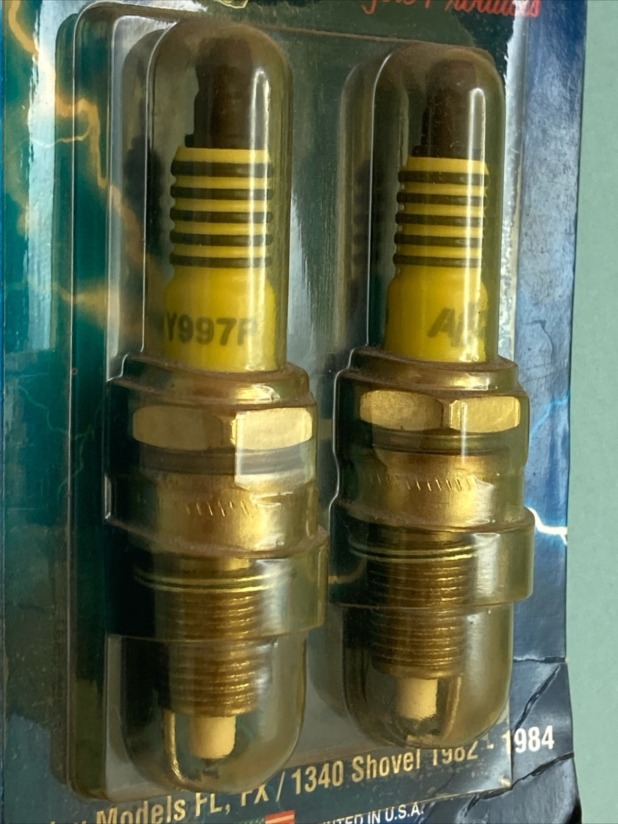 QTY 2 NEW ACCEL 2417P CYCLE LITE SPARK PLUGS