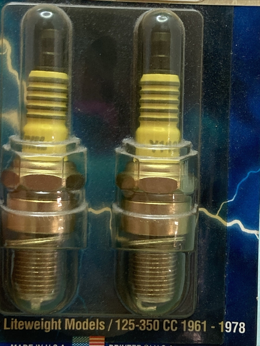 QTY 2 NEW ACCEL 2407P CYCLE LITE SPARK PLUGS
