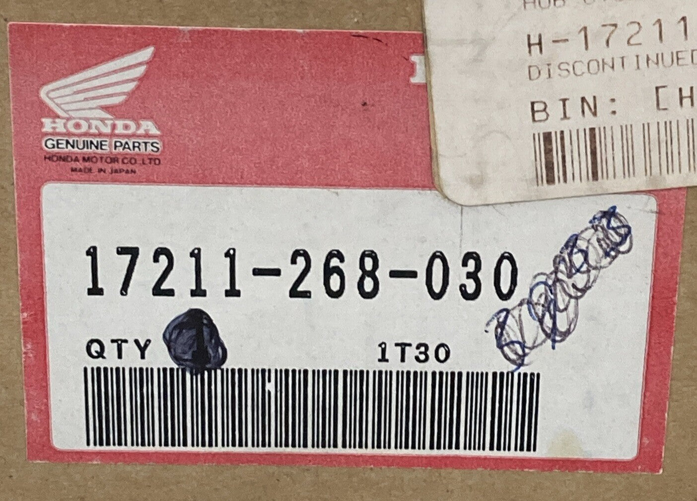 NEW GENUINE HONDA 17211-268-030 ELEMENT, R. AIR CLEANER